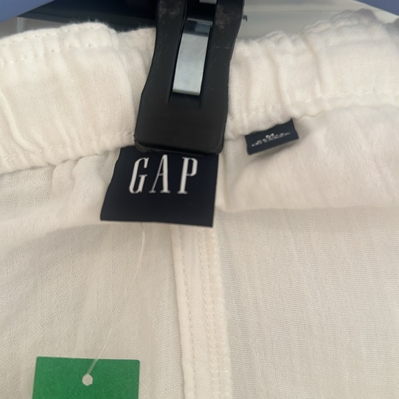 Ankle crop gauze pants - Picture 3 of 4